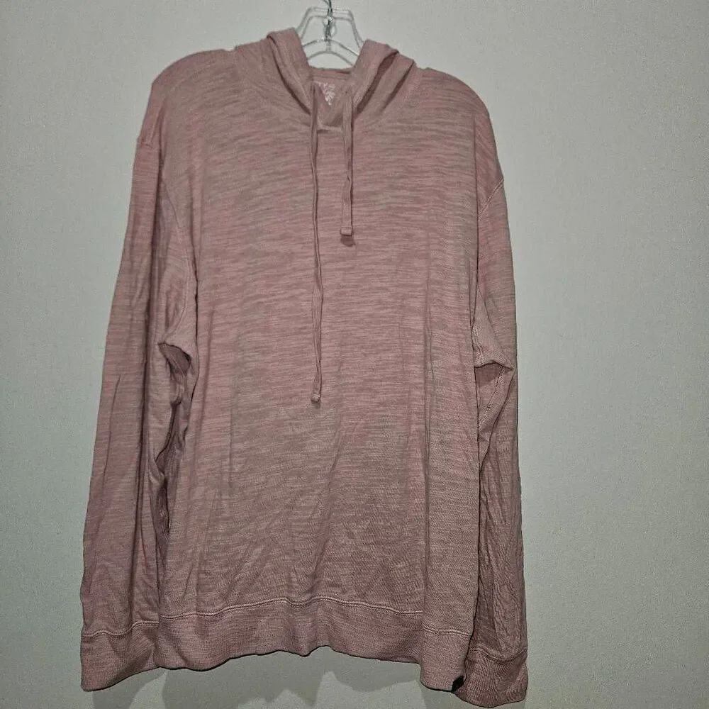 Faherty Hoodie Mens Sunwashed Slub Spring Quartz Size XXL